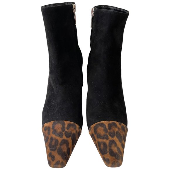 Gianvito Rossi Lucy 70 ankle boot in Suede and animal print Size EU 37, US 7 - Picture 2 of 12